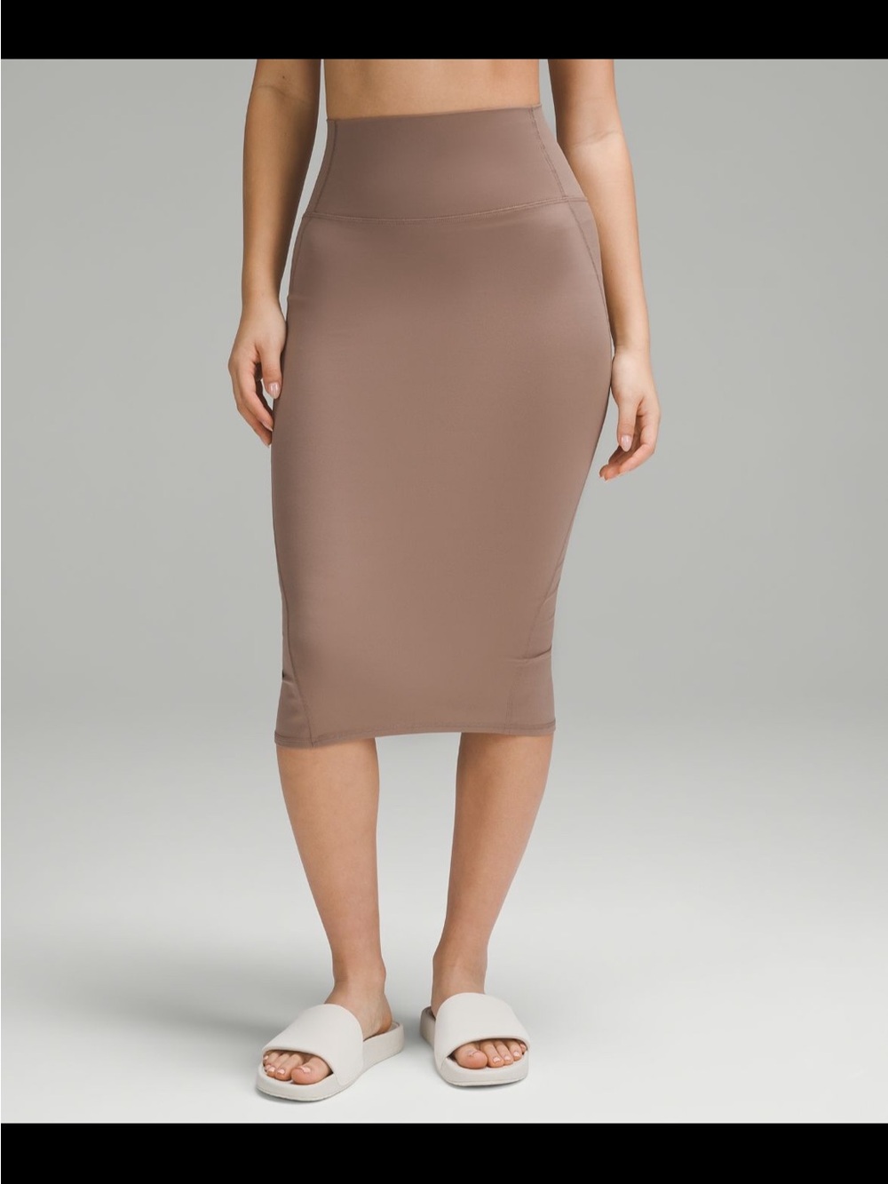 Lululemon Nulu Slim-Fit High-Rise Midi Skirt